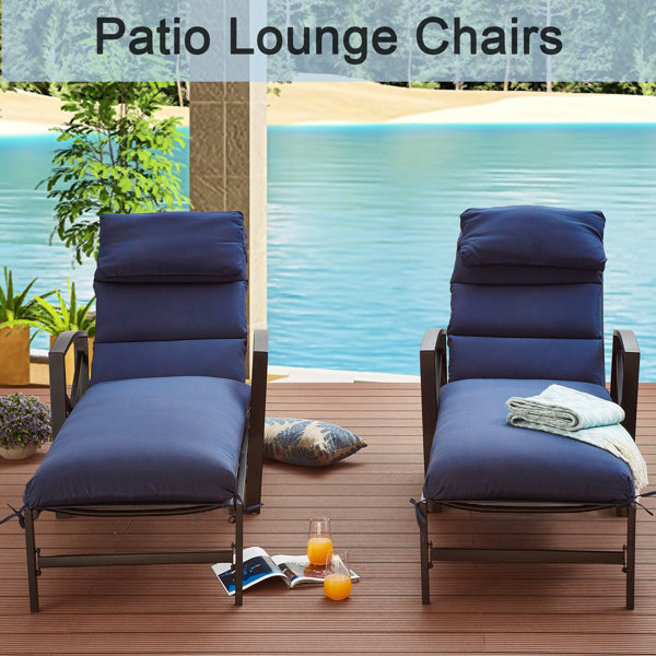 17 Stories Speidel Outdoor Chaise Lounge & Reviews Wayfair